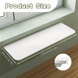 WYJREES Wall Mounted Folding Table, 47.2x15.7 in, Folding Wall Table, Laundry Fold Down Table Wall Mounted, Folding Wall Desk for Laundry Room Balcony Office Kitchen Home Bars