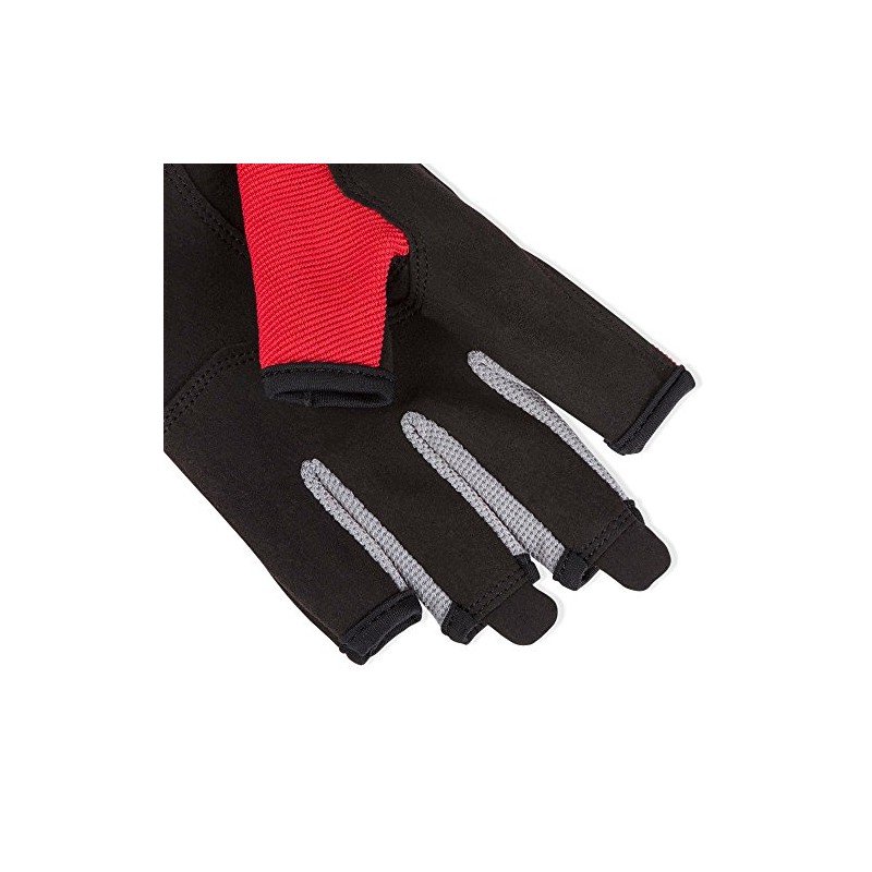 Musto Essential Sailing Short Finger Gloves Red - Unisex -