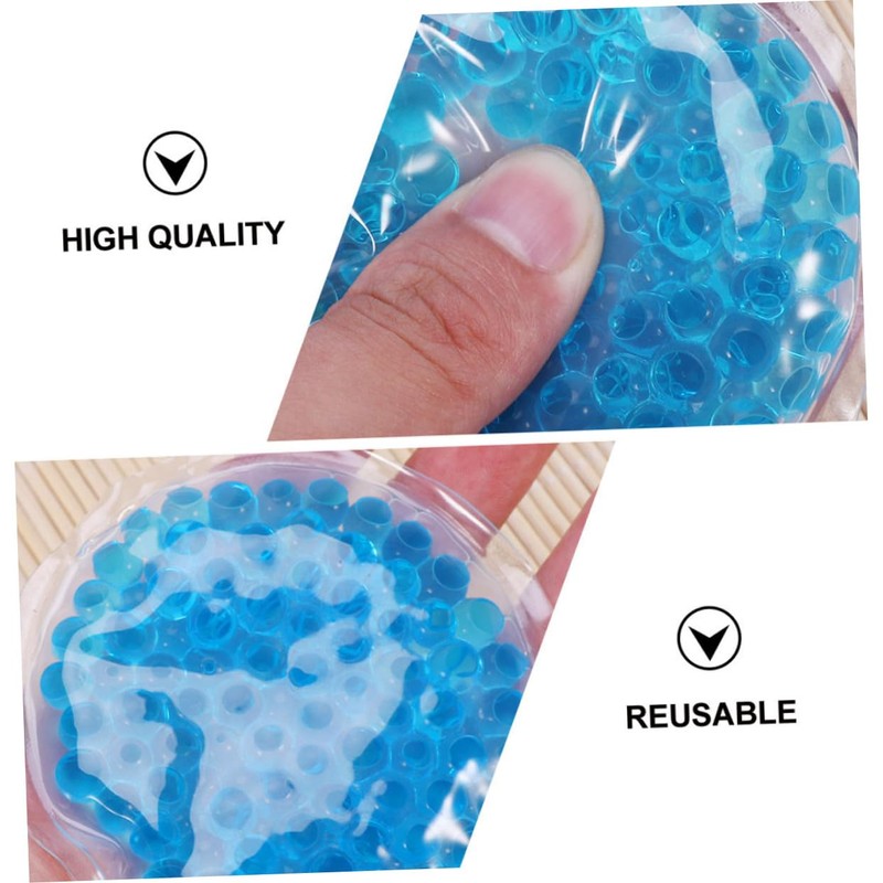 minkissy 8pcs Bag Compress Pads Physiotherapy Pad Pad Pvc Blue