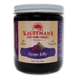 Kauffman's All-Natural Grape Jelly, 18 Oz. Jar