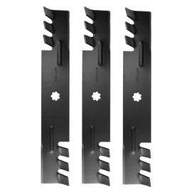 Dibanyou Lawn Mower Deck Mulching Blades for 48 inch Cut Deck John Deere GY20852 GX21784 AM137757 AM141035 3 Pack