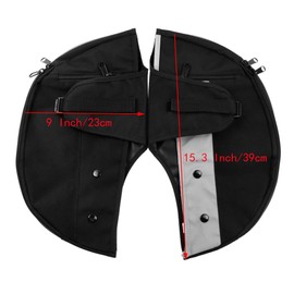 HDBUBALUS Soft Lowers Chaps Leg Warmer Bag Fit for Harley Sportster XL 883 1200 models