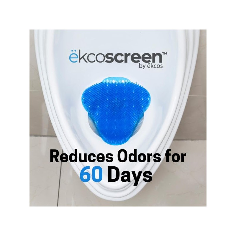 Diversey Ekcos EKS-3B-12 ekcoscreen 60 Day Premium Anti-Splash Urinal Screen,