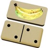 Azeeda 'Ripe Bananas' Domino Set & Box (DM00040687)