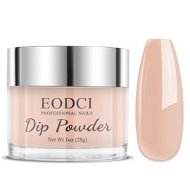 EODCI Nude Color Translucent Dip Powder, Nature Jelly Dipping Powder French Pro Collection System Nail Art Starter Manicure Salon DIY at Home, Odor-Free&Long-Lasting, No Needed Nail Lamp Curing, 1 Oz