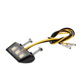 DRESSOOS Motorcycle License Plate Light Led with High Brightness Compact Design for Easy Installation Construction for Enhances Vehicle Visibility