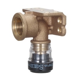 Sekisui Chemical SMWL13W One-Touch Fitting for Crosslinked Polyethylene Pipes, Double Seat, Erocactite S