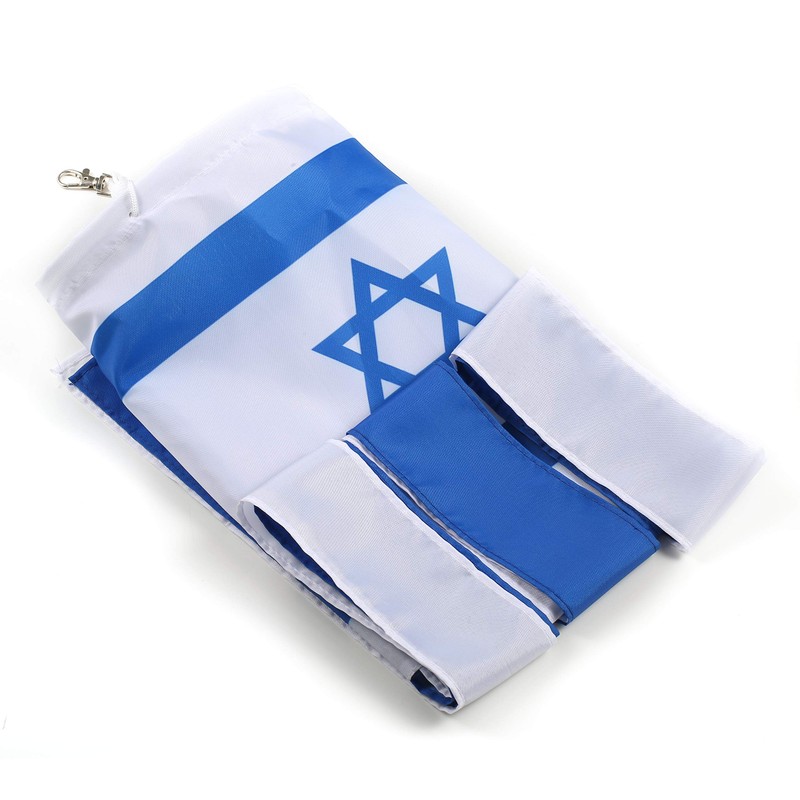 Israel Israeli Flag WindSock 2 Pack Stripes Wind Socks For