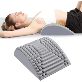 Collazoey Align Neck and Back Stretcher Pillow Device New Life Back Cushion Back Saver, Back Stretcher and Neck Stretcher 2 in 1, Neck & Back Stretcher for Pain Back Pain Neck Pain