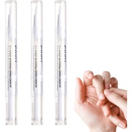 Bolígrafos de aceite para cutículas, ingredientes naturales, revitalizador de cutículas, bolígrafos aceite para uñas con cepillo suave para el cuidado las uñas, evita grietas, 3 uds.