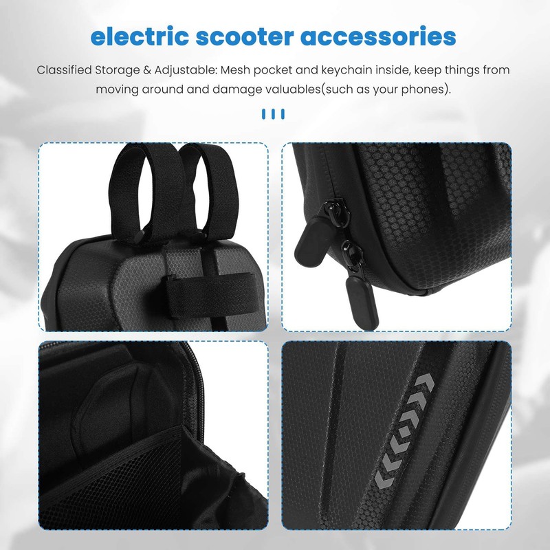 PRATYAHARA 2.5L Scooter Bag Scooter Handlebar Bag Waterproof Scooter Bag