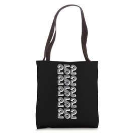 252 Area Code Tacoma WA Tote Bag