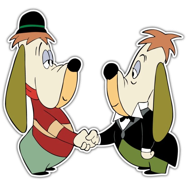 Droopy Dog Funny Kids Room Cartoon Car Bumper Window Vinyl