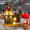 Uposao LED Christmas Village, LED Christmas Town, Christmas Village with