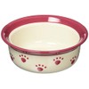 Pet Rageous Designs Dog Food Bowl Pet Paw Dog Bowl