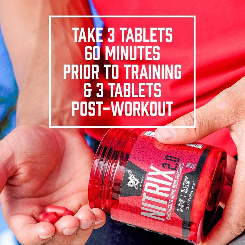 BSN NITRIX 2.0, Workout Supplement, Nitric Oxide Precursors, 3g Creatine,