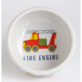 Pottery House Easy to Scoop Side Dish Bowl, Hatakukuruma, White, 3.7 inches (9.5 cm), Pack of 2