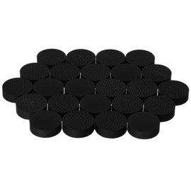 24-Pack Pot Feet - Solid Rubber Risers with Non-Slip Grip for Outdoor & Indoor Planters Flower Pots and Containers - Prevents Stains Rot and Moisture Damage on Wood Cement and Tile Surfaces
