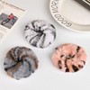 Mirlern 4-Piece Pom Pom Hair Ties for Women Girls, Soft