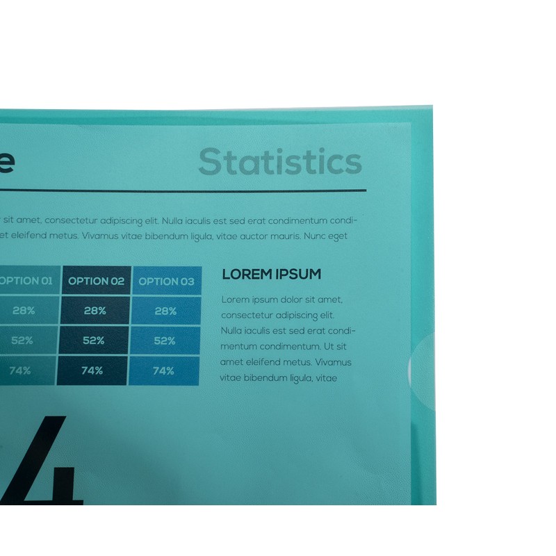 Exacompta - Ref 56113E - Grained PP Cut Flush Folder