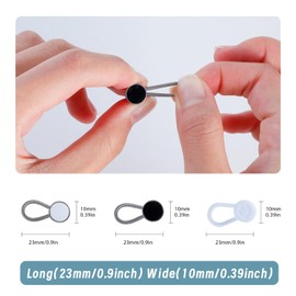 30pcs, Collar Extenders,Elastic Button Extender for Dress Shirts,Invisible Neck Extender, Button Extenders for Men and Woman for Dress, Shirts,Suits Trouser, Coat, Shirts. (Colorful)