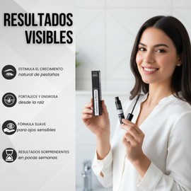 MAXIMUS INC - Sérum Profesional Crecimiento Rápido de Pestañas | Alargador y Densificador Intensivo con Efecto Volumen Extremo | Tratamiento Fortalecedor para Pestañas Tupidas, Largas y Naturales | Fórmula Hipoalergénica Sin Irritación | Resultados Visib