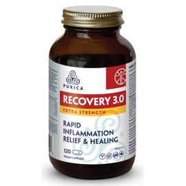 PURICA PURICA Recovery 3.0 Extra Strength - 120 Capsules for Enhanced Healing & Inflammation Support, Magnesium-Rich Formula, Ashwagandha Infused, Vitamin C Enhanced