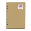 KR3 A5 Size 6-Hole KRAFT/Craft Plain Kraft Paper Personal Organizer