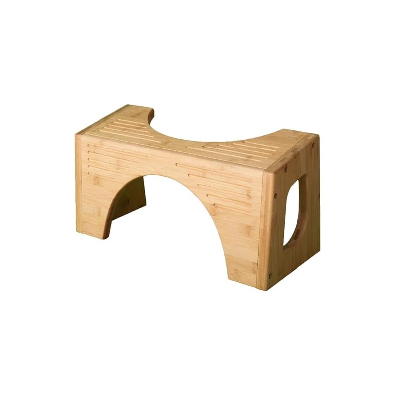 Squatty Potty Bamboo Flip Bathroom Toilet Stool - 7 and