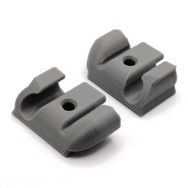 Printbtw Replacement End Caps for Piping Trim / Strip for Caravans such as Tabbert (Grey)
