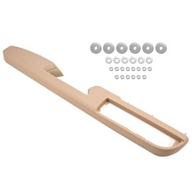 80995 Front Left Driver Side Door Armrest Repair with Door Release Handle Above Armrest Compatible with 2010-2014 Chevy Silverado, Avalanche, Suburban, Tahoe, GMC Sierra, Yukon -Tan