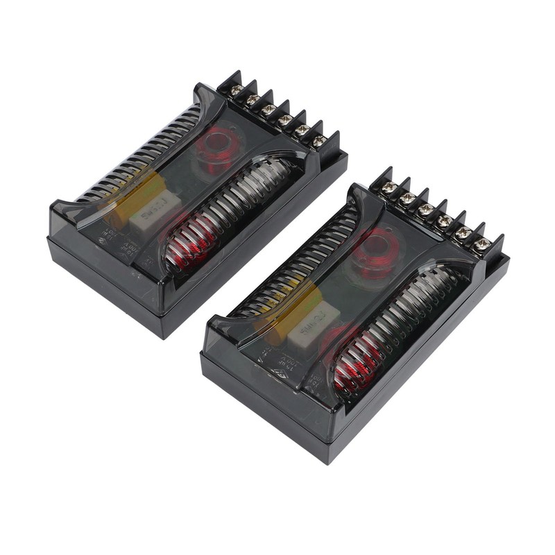 Asixxsix 2Pcs Car Audio Crossover, 300 Watts 2 Way Crossover