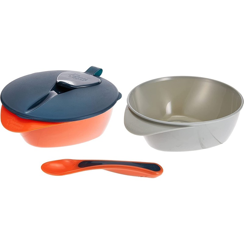 Tommee Tippee 2 On the Go Feeding Bowls 7m+