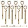 Tanstic 8Pcs M8 Concrete Eye Bolt Expansion Eyebolt Concrete Anchor