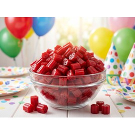 2 lb Red Cherry Licorice Bites – Soft & Chewy Cherry | Sweet, Juicy Flavor | Bite-Sized Pieces for Snacking & Sharing