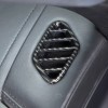 Ynei ABS Carbon Fiber Dashboard Air Vent Cover Trim Fits
