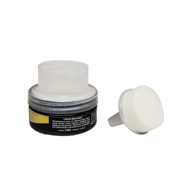 Kaps Self Shine Shoe Cream With Sponge Applicator, Instant Perfect