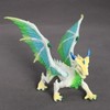 Doyomtoy Ice Dragon Figurine, Green Ice Dragon Toys, Miniature Dragon