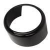 Front Grille Emblem Logo Ring Glossy Black Exterior Badge Decoration