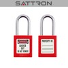 SATTRON Lockout Tagout Locks, 5 Red Safety Padlocks OSHA Compliant,