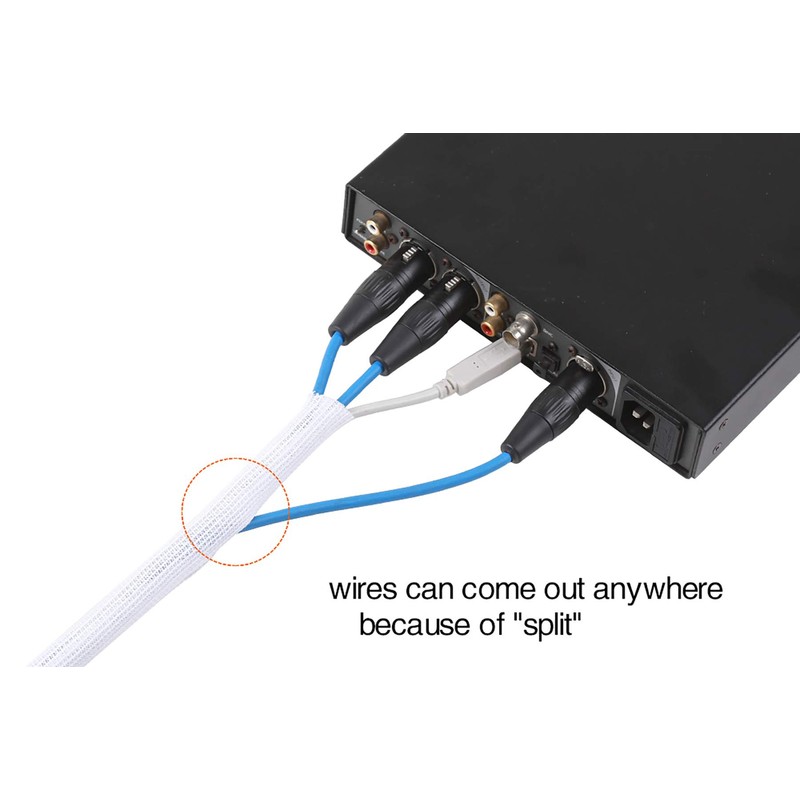 Alex Tech self locking cable conduit woven cable sheath cable