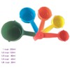 10-Piece Measuring Cups and Measuring Spoons Set Plastic Multicoloured for