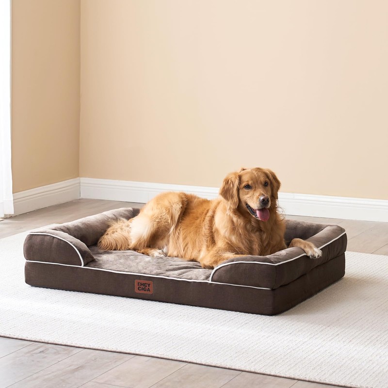 EHEYCIGA Orthopedic Dog Bed for Small Dogs, Waterproof Memory Foam