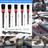 Juego de 32 cepillos para detalles de coche, kit de