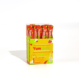 Herbaland YumBiotic Powder Stick - Vegan, 2 billion CFU of probiotics & 520mg of prebiotics per Stick, Strawberry Shake, Lemon Clementine (1 x Lemon Clementine Yumbiotic Box, Lemon Clementine)