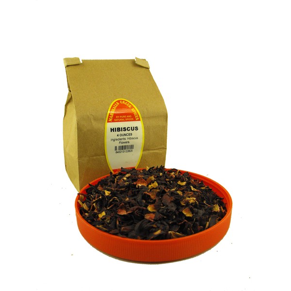 Marshalls Creek Loose Leaf Tea, (Tisane) Hibiscus (caffeine free) 4 oz