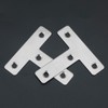 Pxyelec 20Pcs 3 Holes Angle Plate Corner Brace Flat T