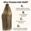 Balayage Sew in Weft Hair Extensions Human Hair, 3 Colors