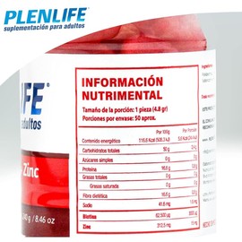 PLENLIFE 2 PACK | Gomitas con Biotina y Zinc - Suplemento sin Azúcar Sabor Frutos Rojos y Multivitamínico Sabor Mora Azul | 2 Frascos con 50 unidades c/u