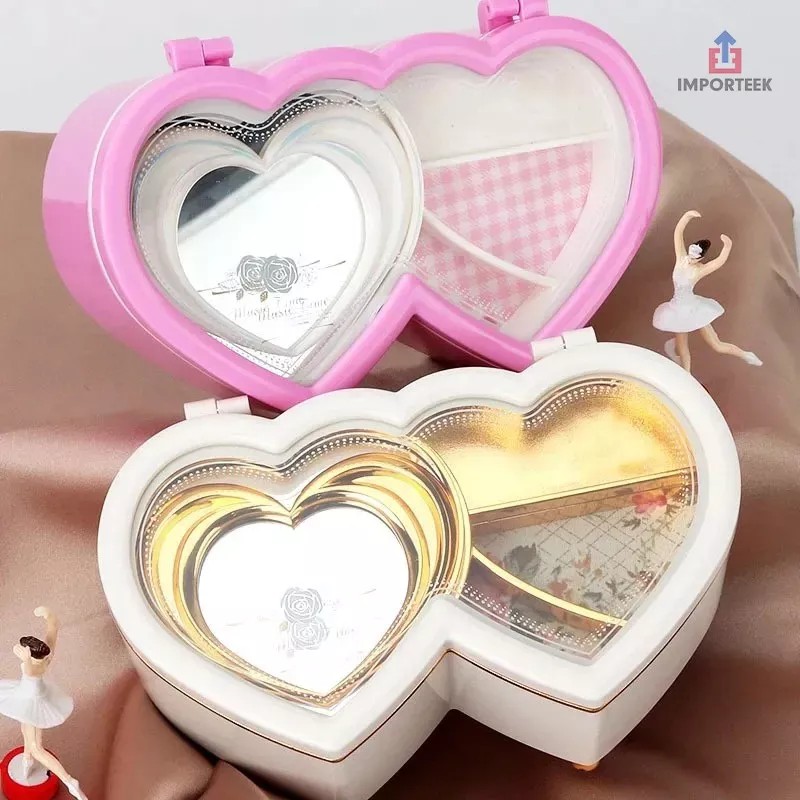 Importeek 5pz Caja Musical Cuerda Decora Adorno Bailarina Giratoria